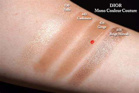 dior mono couleur couture swatches